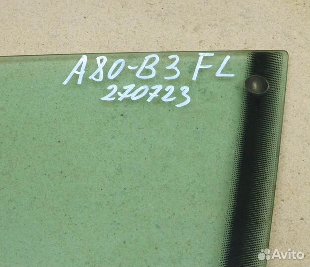 Стекло двери передней левой Audi 80 B3