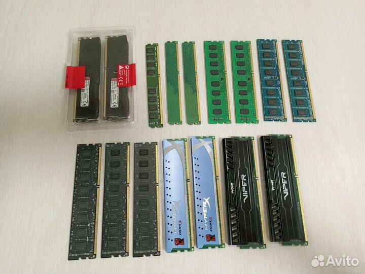 Оперативная память DDR3 (много разных) 2-16 Gb