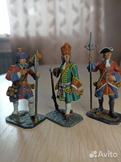 Модель солдатика 3 шт