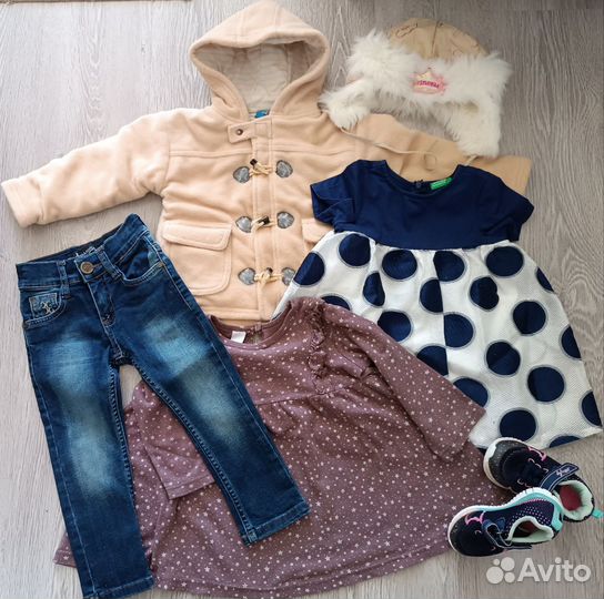 Детские вещи пакетом для девочки р. 80-86