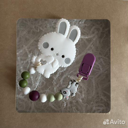 Держатель для пустышки, грызунки