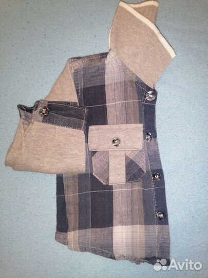 Джинсовая рубашка для ребенка