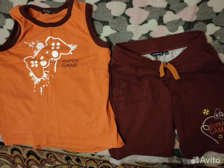 Летний костюм для мальчика 134