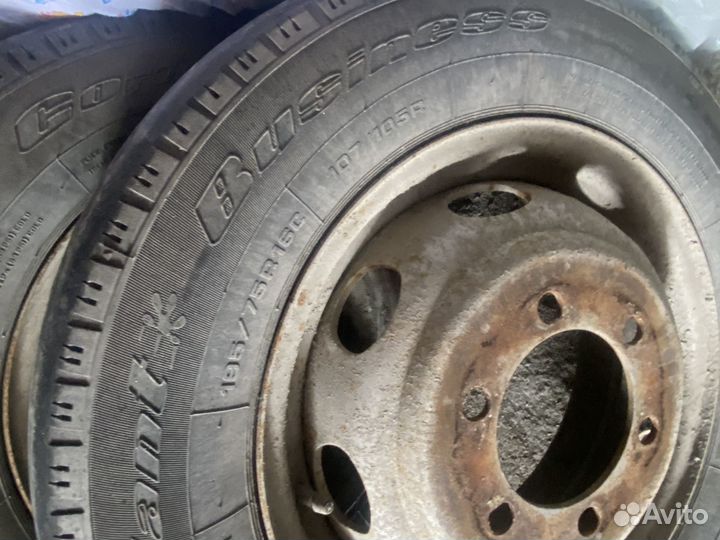 Резина с дисками Cordiant Business CA 195/75 R16C