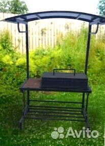 Мангал С печкой под казан