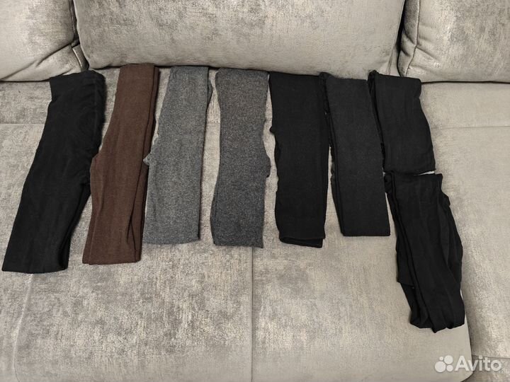 Колготки теплые и плотные пакетом, размер S