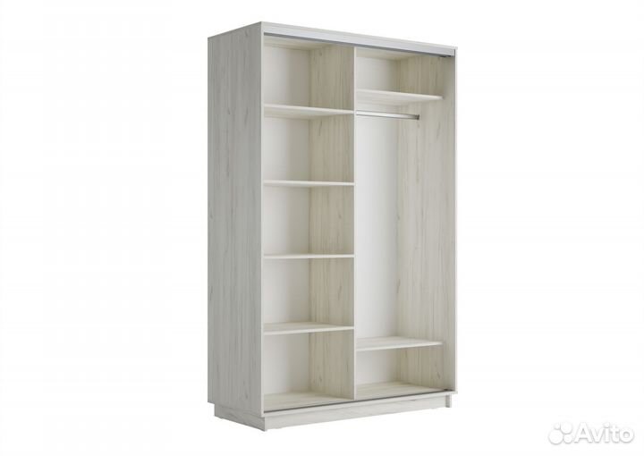 Шкаф-купе Симпл с зеркалом двухдверный