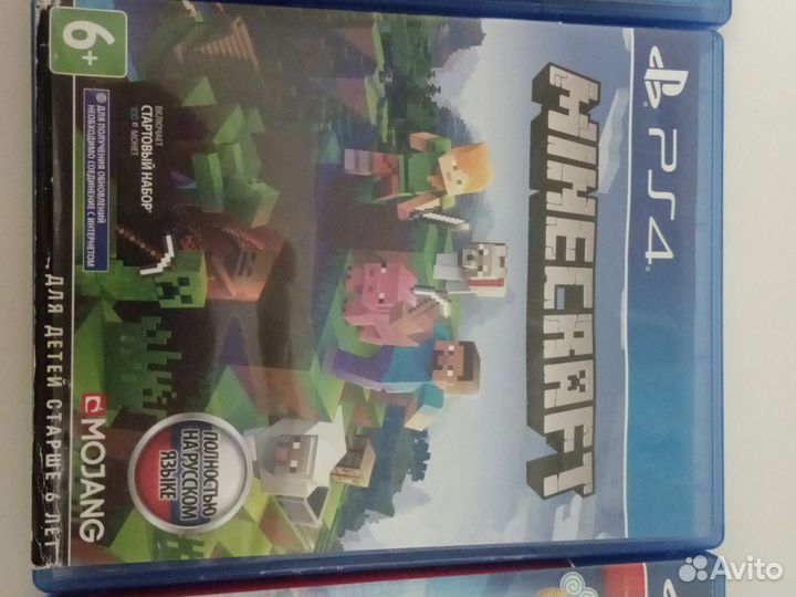 Диски на ps4 майнкрафт
