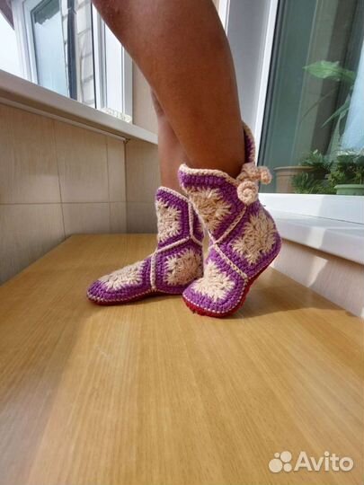 Носки вязаные ручной работы