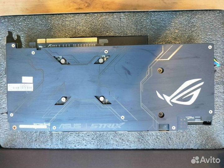 Видеокарта ROG-strix-rx580 8gb asus