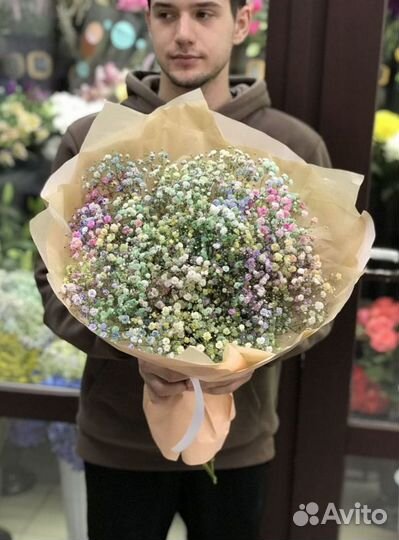 Цветы гипсофила букет