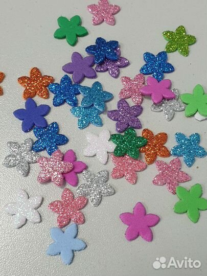 Вырубка из глитерного фоамирана для творчества