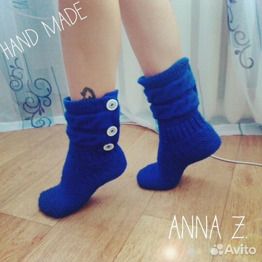 Вязанные носки