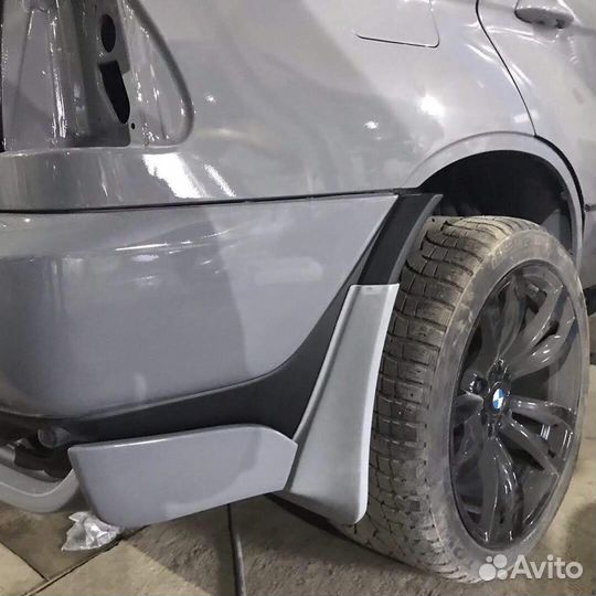 Брызговики 4.8 bmw x5e53