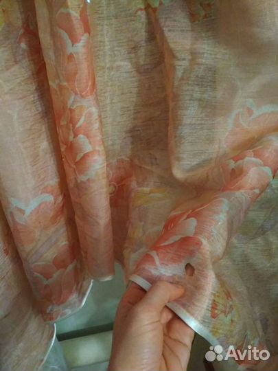 Занавеска короткая