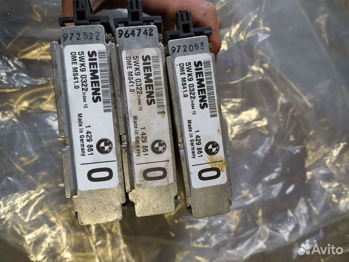 Bmw е39 immoOFF siemems ms41 блок управления без e