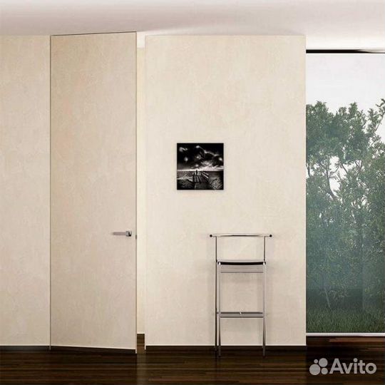 Высокие скрытые двери