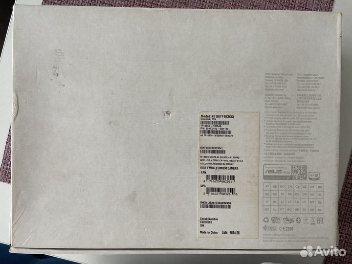 Планшет asus transformer pad на запчасти