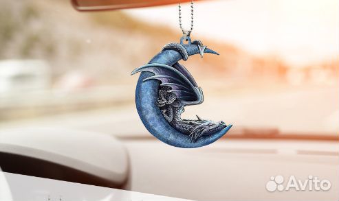 Подвеска лунный дракон символ Нового 2024 года