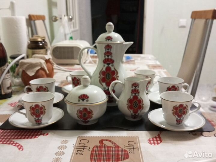 Сервиз кофейный GDR Фрайбергер Freiberger оригинал