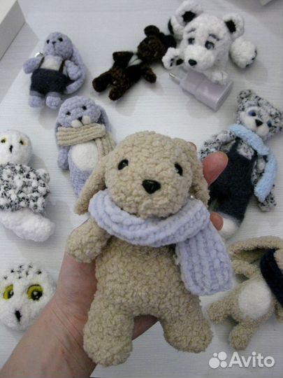 Вязаные игрушки, подарки коллегам на праздники