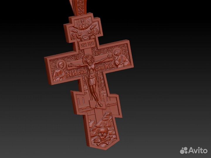 Stl макеты для фрезера (ангелы,иконы,киоты,кресты)