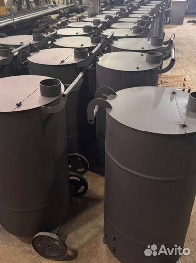 Бочка печь для сжигания мусора