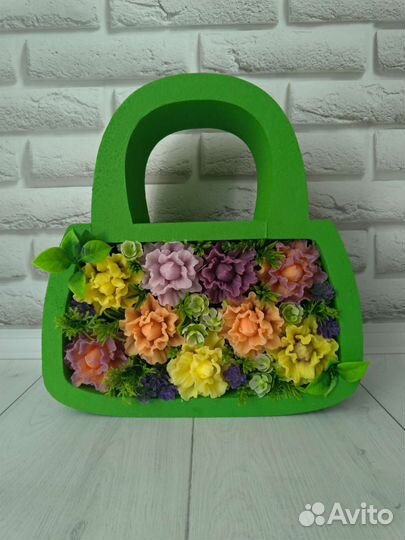 Букет цветов из мыльной основы