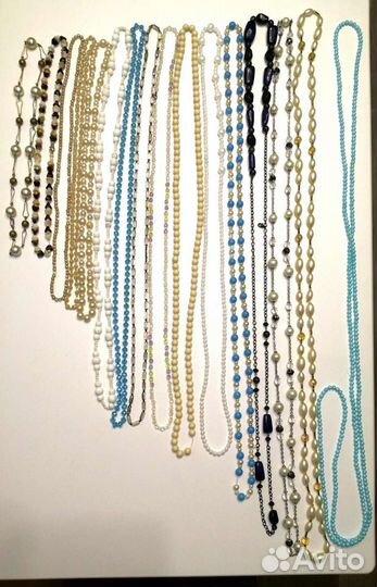 Бусы винтажные 13 штук СССР