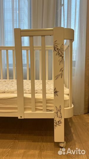 Кроватка happy baby mommy love с расширением