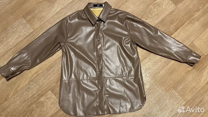 Кожаная рубашка