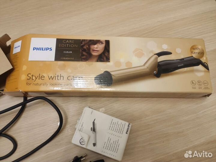 Щипцы для завивки волос philips