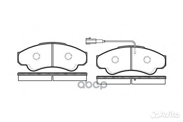 959 01 221948 колодки дисковые п Peugeot Boxe