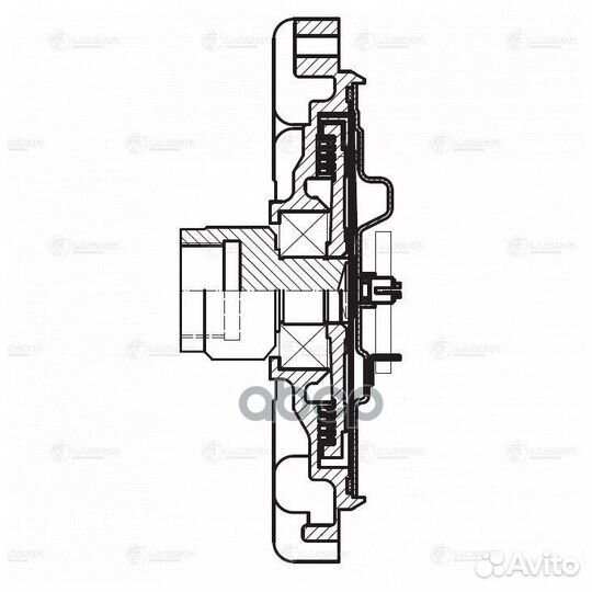 Муфта вязкост. для а/м Ford Transit (06) /Transit