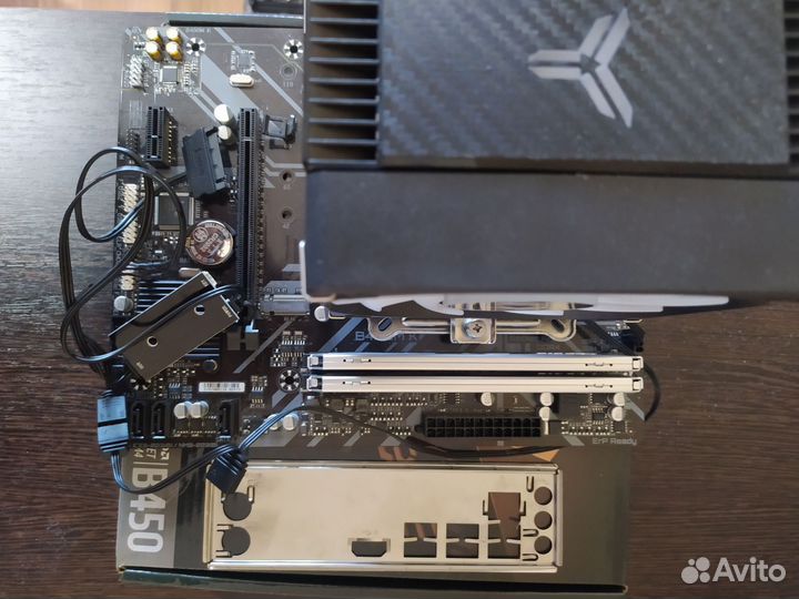 Комплект AM4, ryzen 5600, 16gb 3600 MHz, охлад