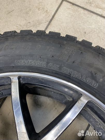 Колеса в сборе 205 55 r16 michelin X-ICE north 4
