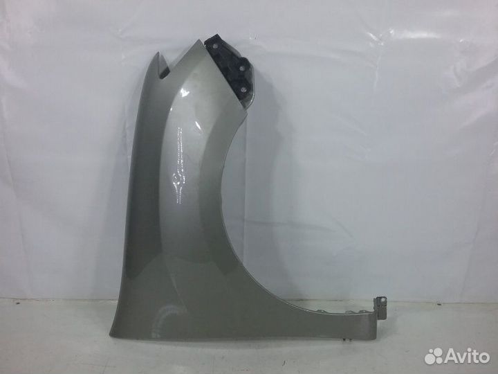 Крыло правое Рено Логан 2 2014-18 серебристое KNM