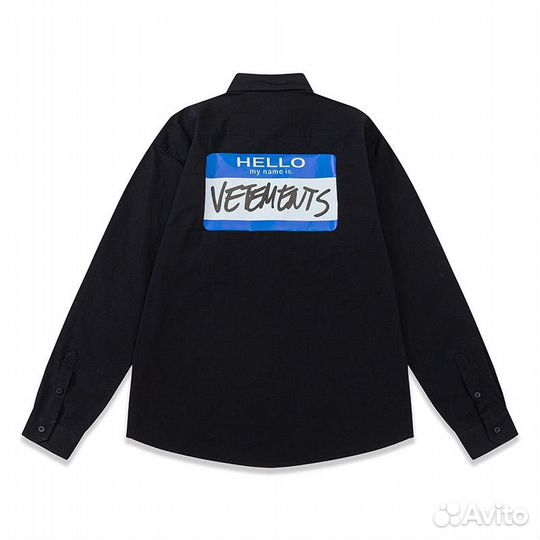 Рубашка оверсайз Vetements унисекс