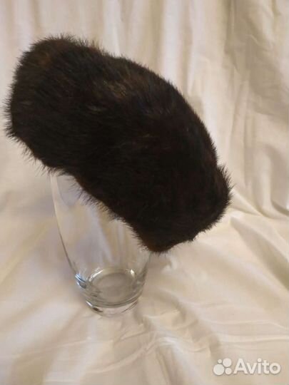 Норковая шапка новая