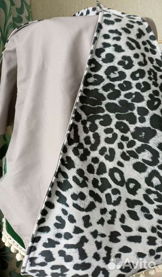 Косынка из экокожи на подкладке