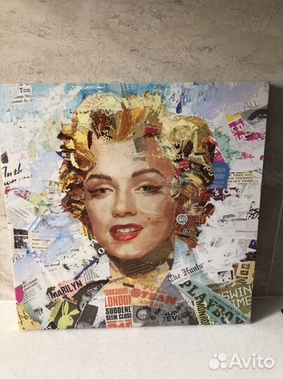 Картина маслом на холсте Мэрилин Монро