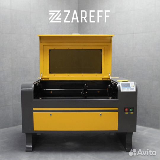 Лазерный станок Zareff 57-я 900х600мм 90x60 60W