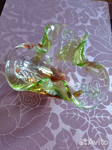 Ваза чешское стекло или пепельница