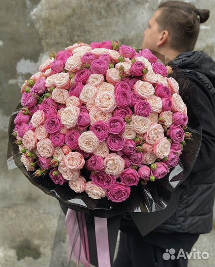 Букеты из роз пионовидные розы с доставкой