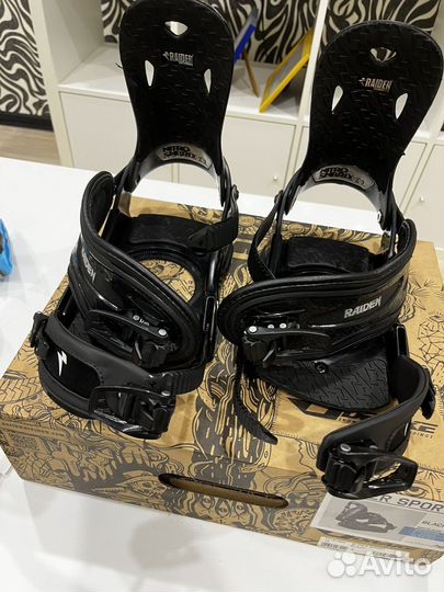 Крепление для сноуборда drake super sport black