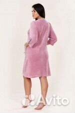 Халат велюровый женский