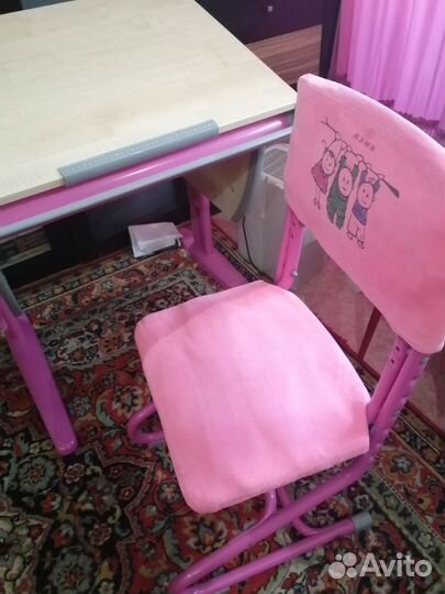 Растущая парта Дэми со стулом