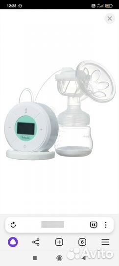 Молокоотсос электрический Baby go