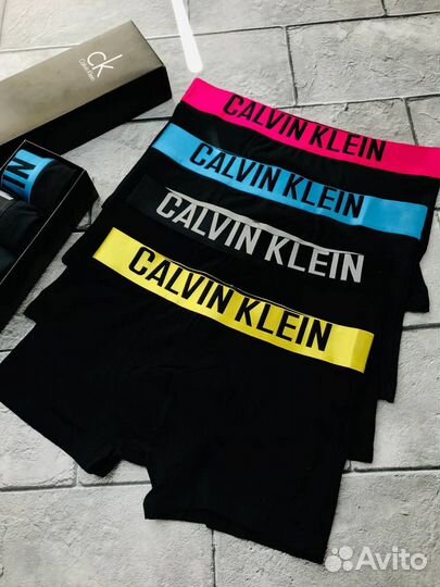 Трусы мужские боксеры calvin klein хлопок арт.255