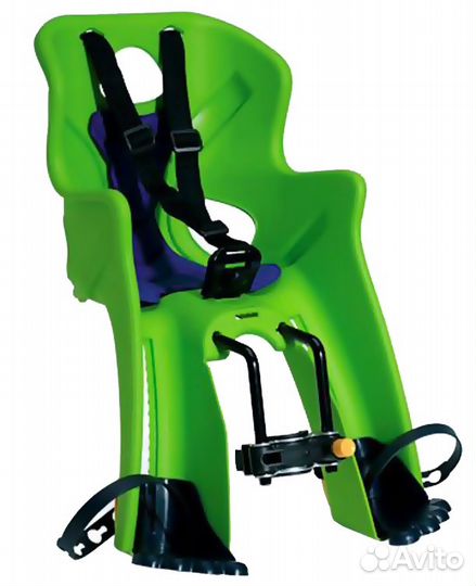 Велокресло Bellelli Rabbit SportFix цв. зеленый